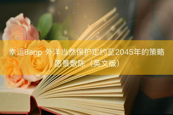 幸运8app 外洋当然保护定约至2045年的策略愿景敷陈（英文版）