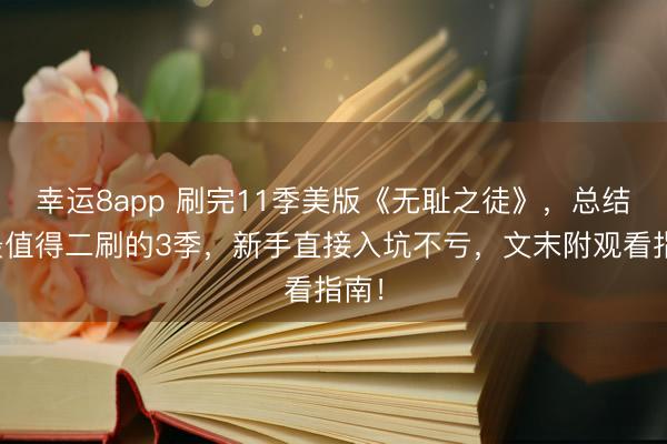 幸运8app 刷完11季美版《无耻之徒》，总结出最值得二刷的3季，新手直接入坑不亏，文末附观看指南！