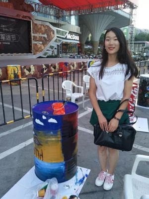 【精彩回顾】“这桶很狂”首届大学生油桶涂鸦创意赛完美Ending!_教育_网